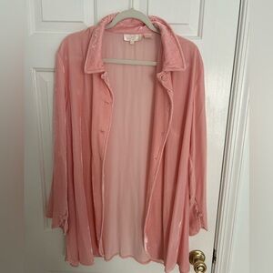 Soft Surroundings 100% Silk blouse Size L